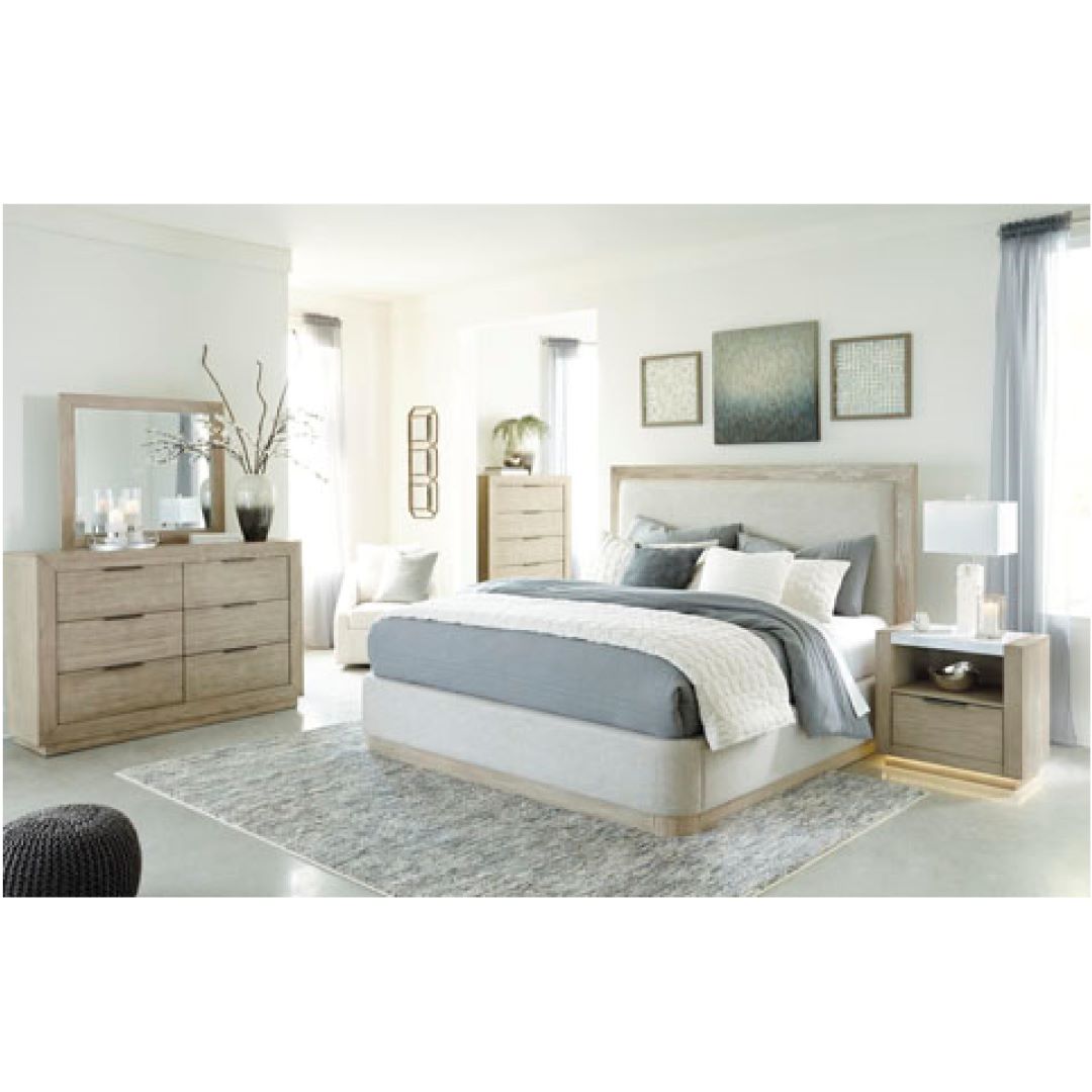 ASHLEYե륷åסۡKing Hennington UPH Bed Frame size:W213 D227 H152cm B756-56/58åɥեǡ