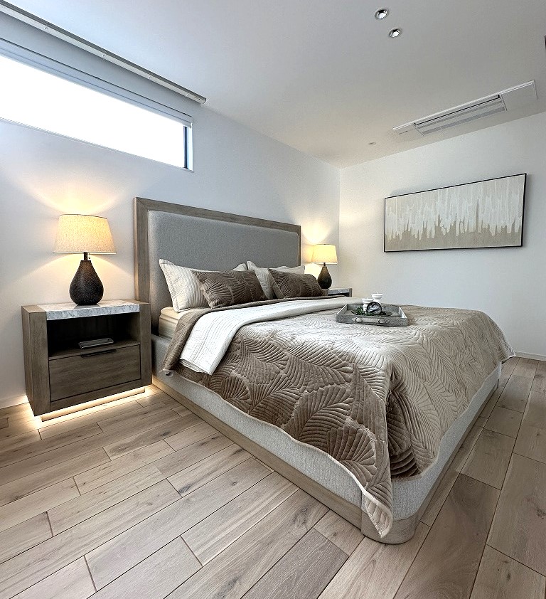 ASHLEY】【King】 Hennington UPH Bed Frame ［size:W213 D227 H152cm