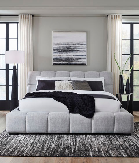 【ASHLEY】【King】 Jesstean Bed Frame ［size:W243 D251 H121cm］  B584-82/96