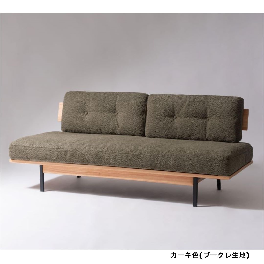 アームレス3人掛けソファ form F1-106 マートルソファ ベージュ