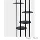 スタンドシェルフ　Calligaris カリガリス　Circles　CS5107　マットブラック/マットブロンズ