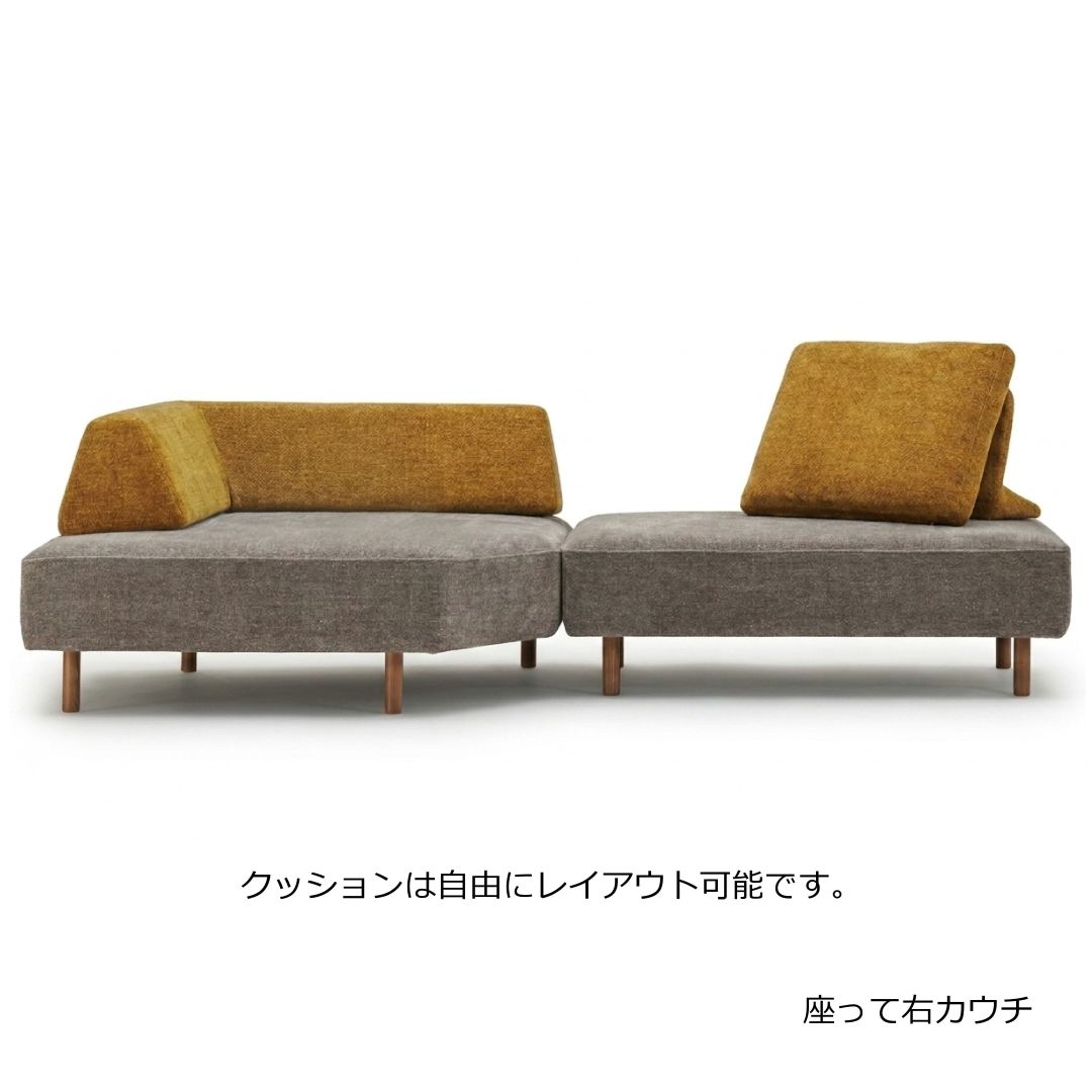 フリースタイルソファ　LOHKO(ロフコ)　幅320・300・280・260・240cm　背クッション可動タイプ