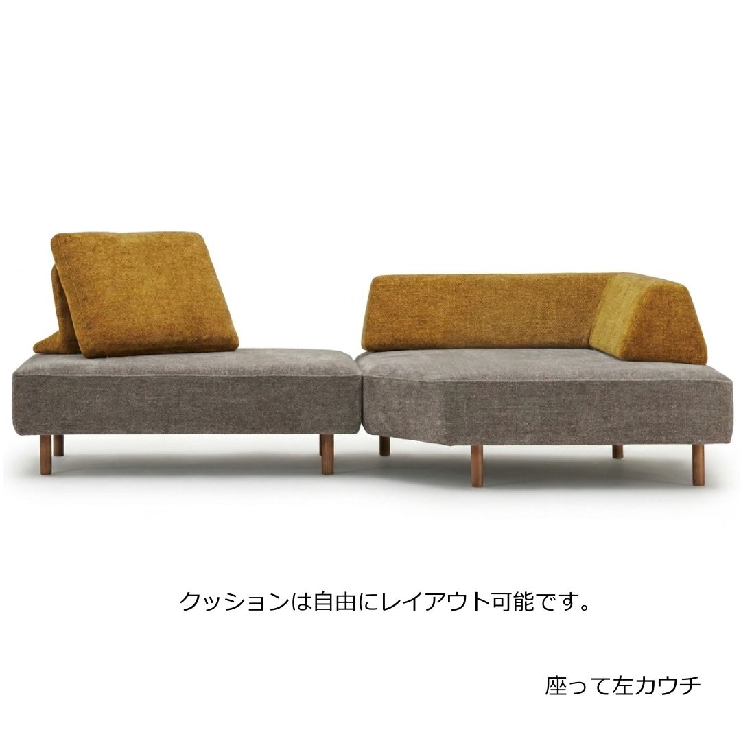 フリースタイルソファ　LOHKO(ロフコ)　幅320・300・280・260・240cm　背クッション可動タイプ