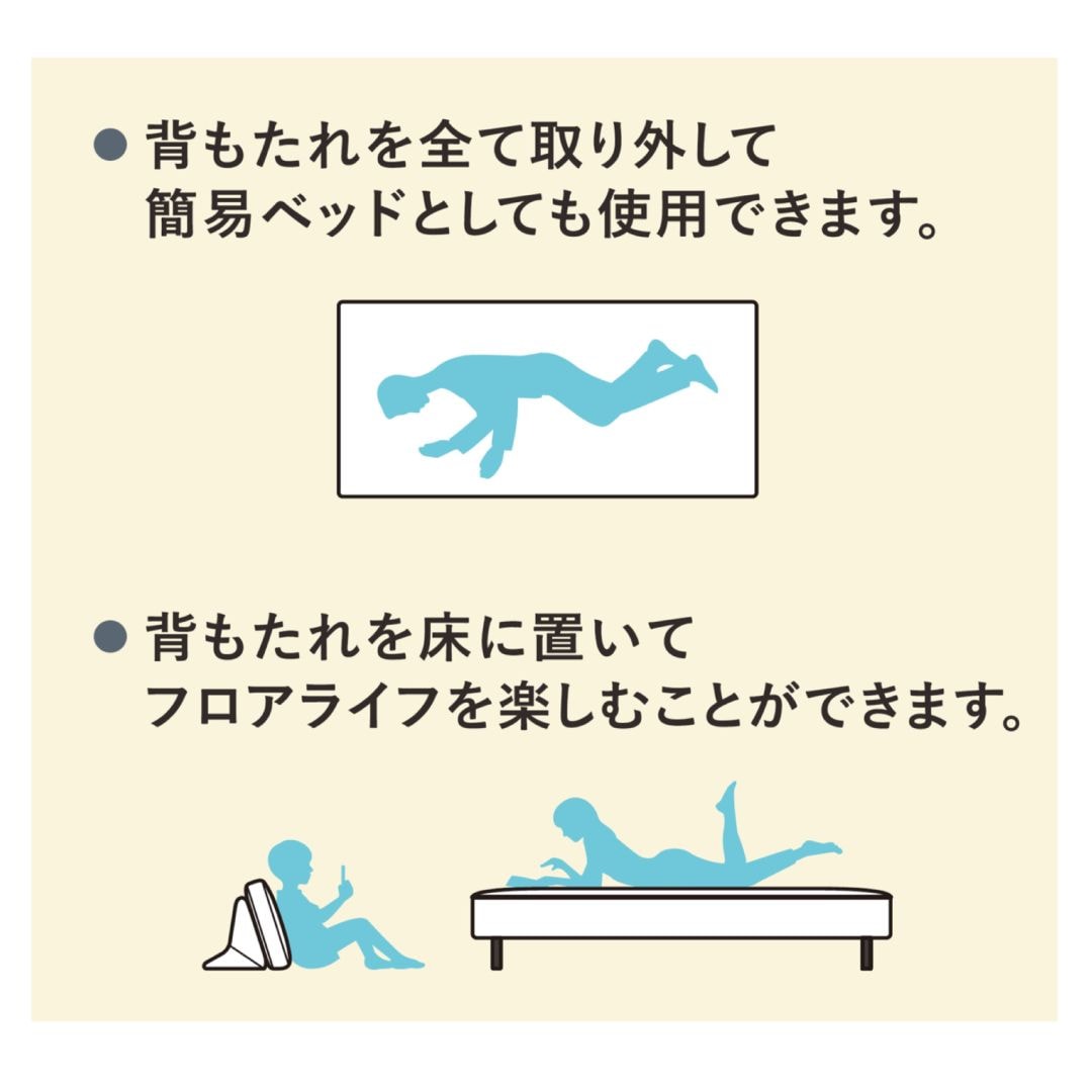 フリースタイルソファ　LOHKO(ロフコ)　幅320・300・280・260・240cm　背クッション可動タイプ