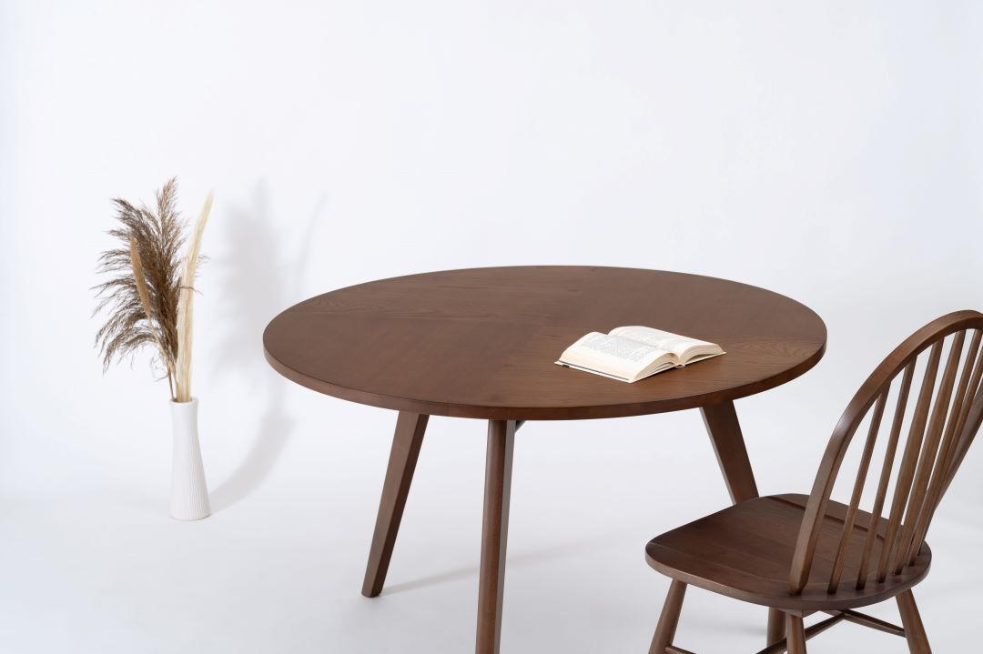 円形ダイニングテーブル　form　F6-101　バジルテーブル　オーク材/ナチュラル色・ブラウン色