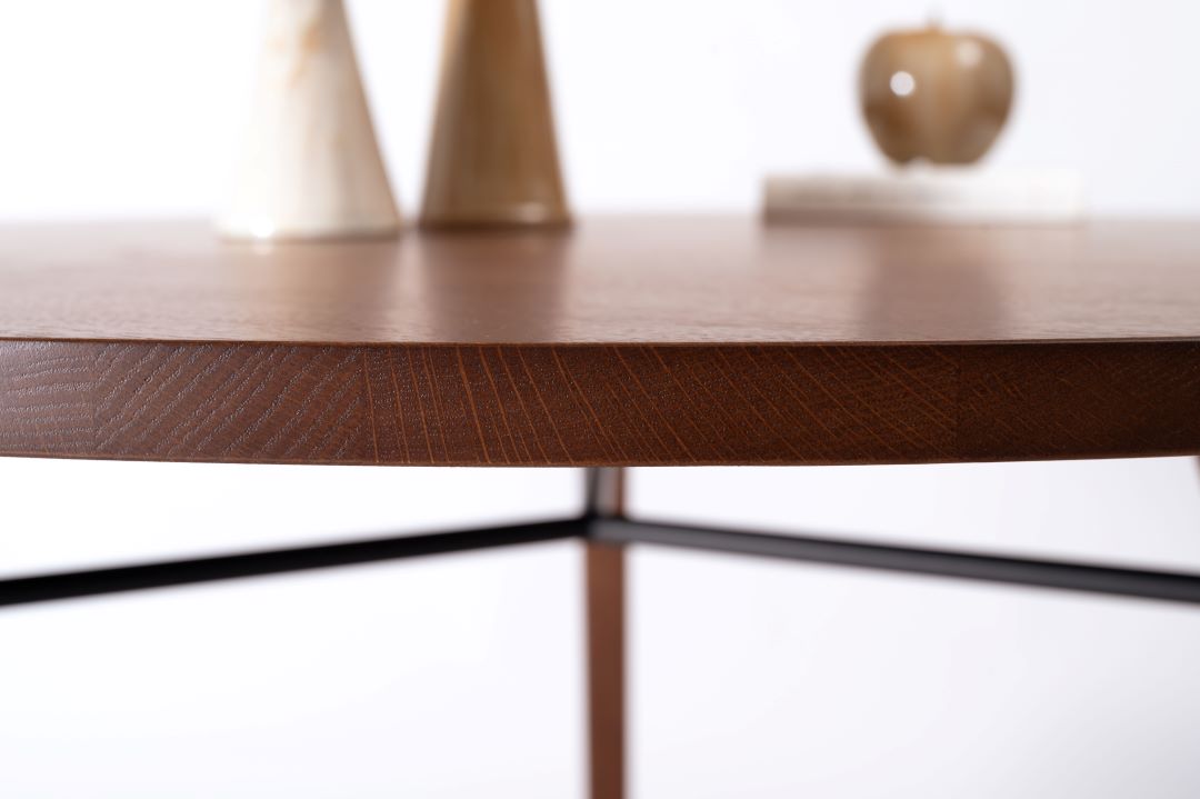 円形ダイニングテーブル　form　F6-101　バジルテーブル　オーク材/ナチュラル色・ブラウン色