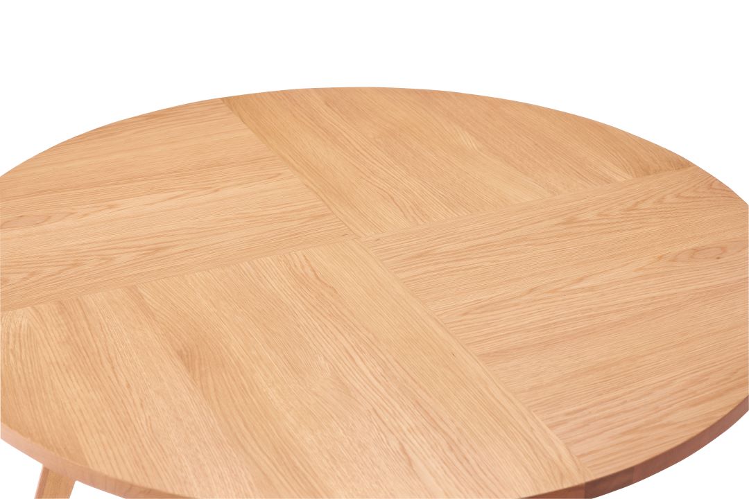 円形ダイニングテーブル　form　F6-101　バジルテーブル　オーク材/ナチュラル色・ブラウン色
