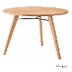 円形ダイニングテーブル　form　F6-101　バジルテーブル　オーク材/ナチュラル色・ブラウン色