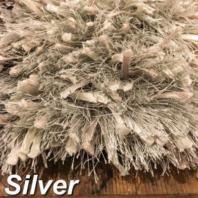 【songdream】ラグ シルバー