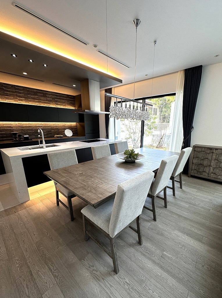 【ASHLEYオフィシャルショップ】 Langford Dining Extension Table [sizeW107 D204/249