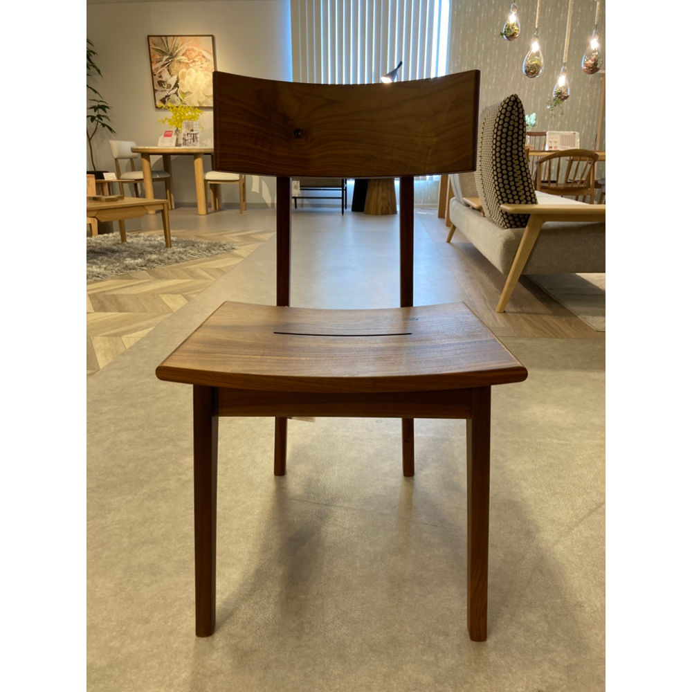 H展示特価】 ダイニングチェア 森のことば SW-210 ウォールナット材WA