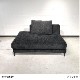 2人掛けソファ FLORENCE(フローレンス) グレー・ブラックファブリック　　　　