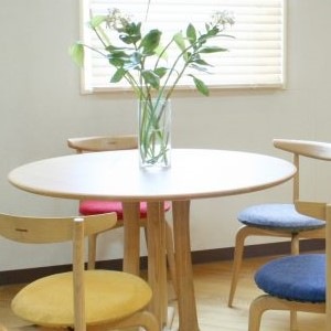 円形ダイニングテーブル　OR-02　オーク