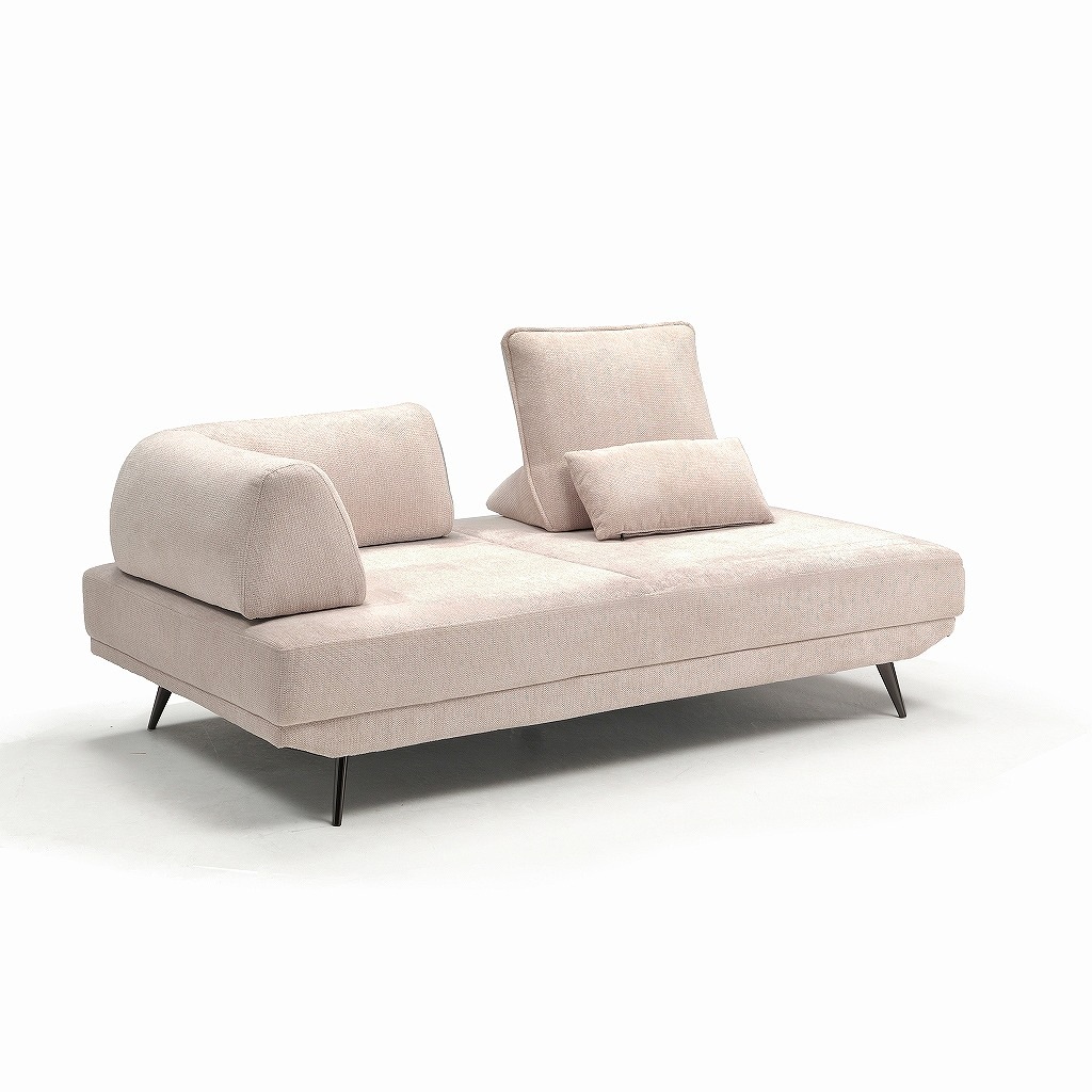 3人掛けソファ アラル 背・コーナー・枕クッション付属 BE色/DGY色