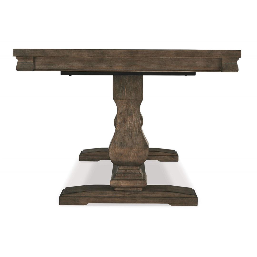 【ASHLEYオフィシャルショップ】Johnelle Extension Dining Table [sizeW102 D194/240 H76cm] D77655B+55T ※チェア