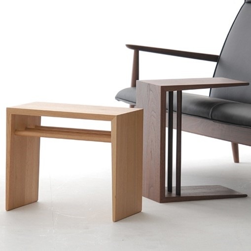 サイドテーブル(ブナ) またまた良さげ…無印良品のイタリア製