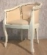 【展示現品アウトレット】Saltarelli サルタレッリ Florence フローレンス Tea Armchair Ivory アームチェア 一人掛け イタリア製 姫系 アンティーク クラシック