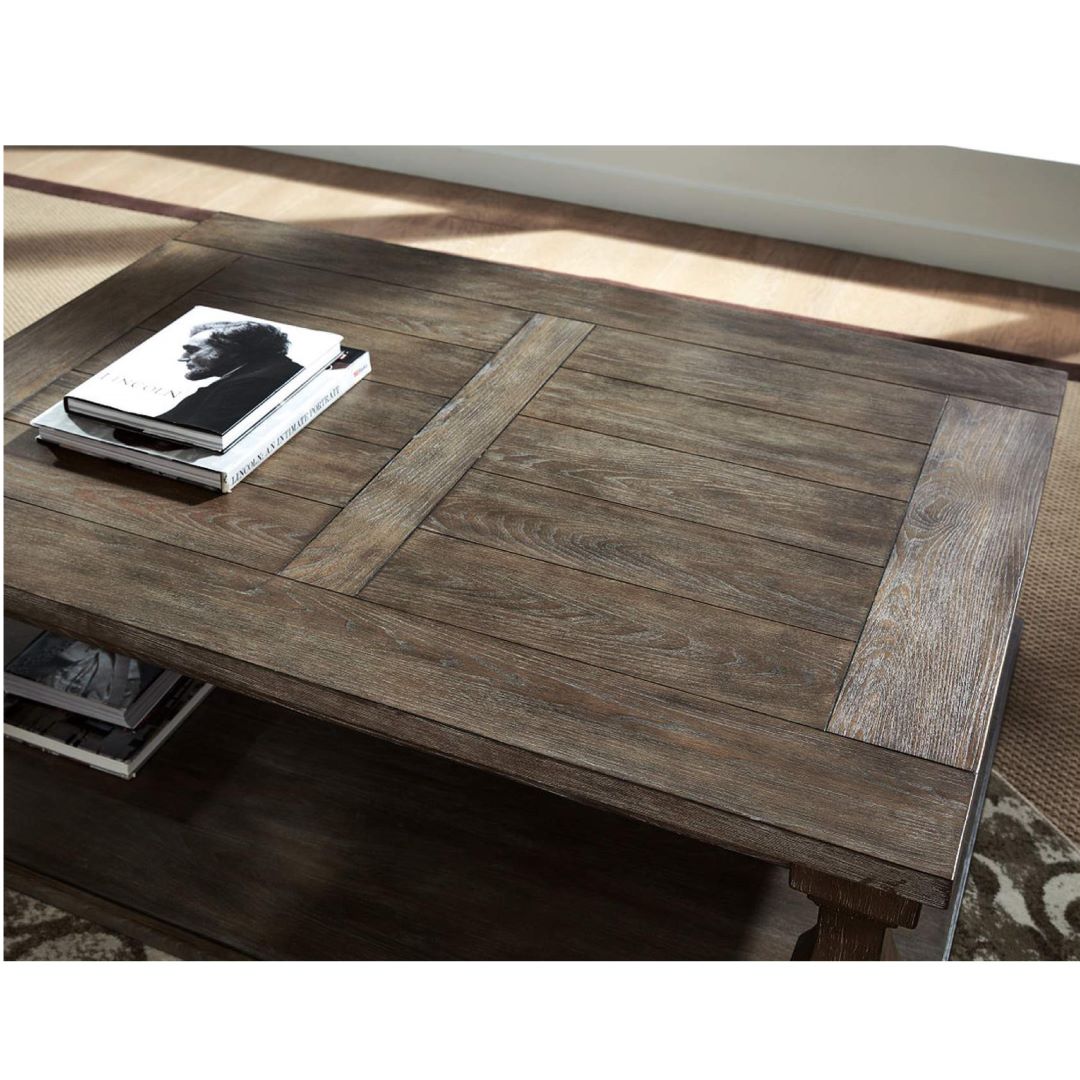 【ASHLEY】Johnelle Rectangular Cocktail Table ［size:W137 D102 H45cm］ T776-1