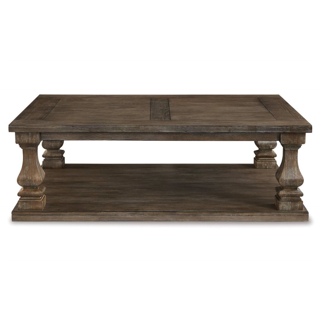 【ASHLEY】Johnelle Rectangular Cocktail Table ［size:W137 D102 H45cm］ T776-1