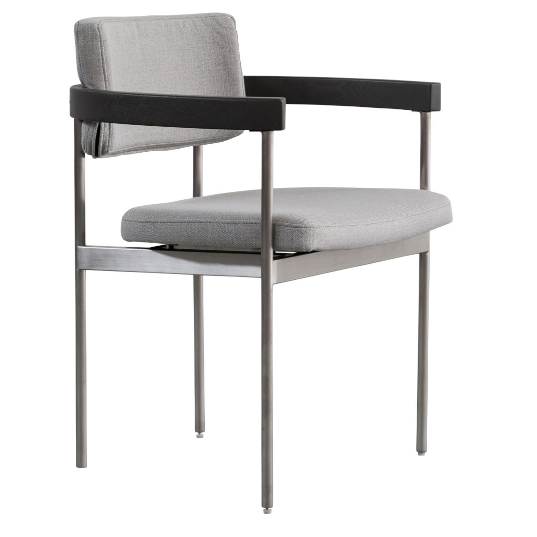 ダイニングチェア KYST(キスト) スモーク ライトグレー・ダークグレー