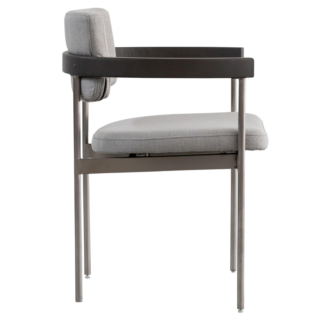 ダイニングチェア KYST(キスト) スモーク ライトグレー・ダークグレー