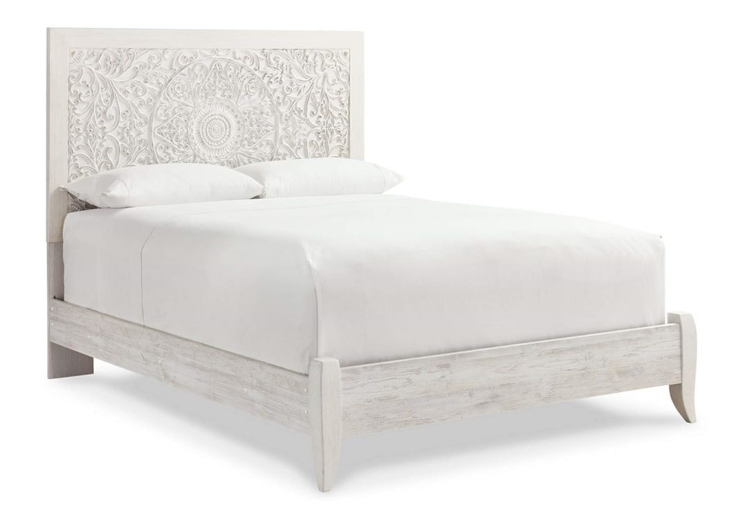 【ASHLEY】【Queen】 Paxberry Twin Panel Bed Frame  ［size:W161 D220 H154cm］ B181-54/57　※ウッドファンデーション別売り