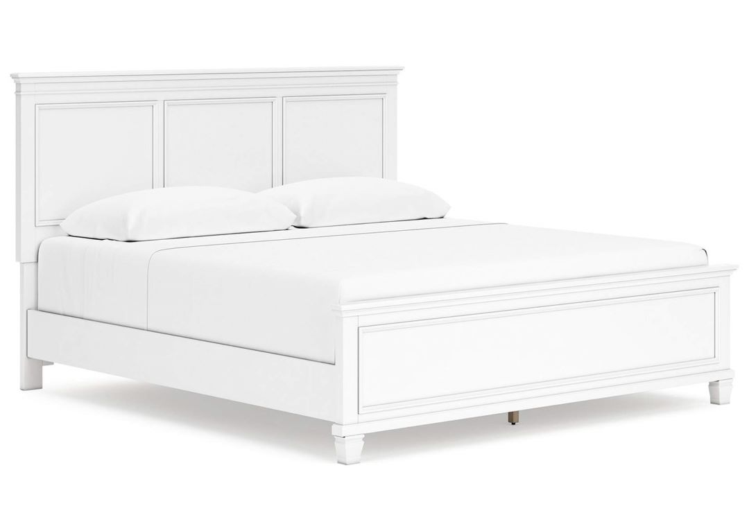 ASHLEY】【King】 Fortman King Panel Bed ［size:W213 D221 H132cm 