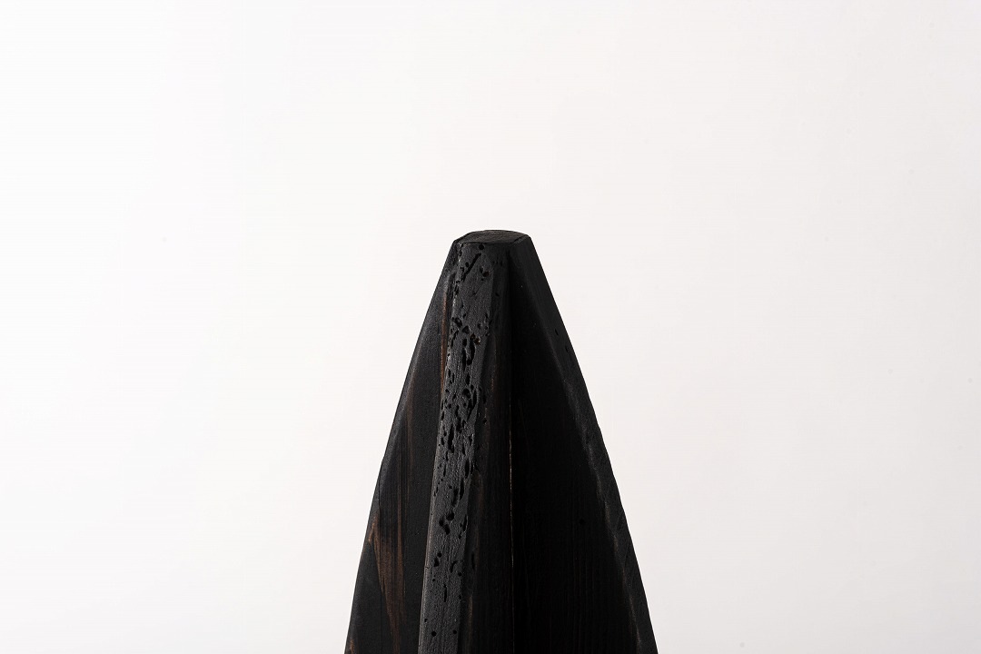 アートオブジェ　form　F9-212BK　幅15×高さ85cm　パイン古材