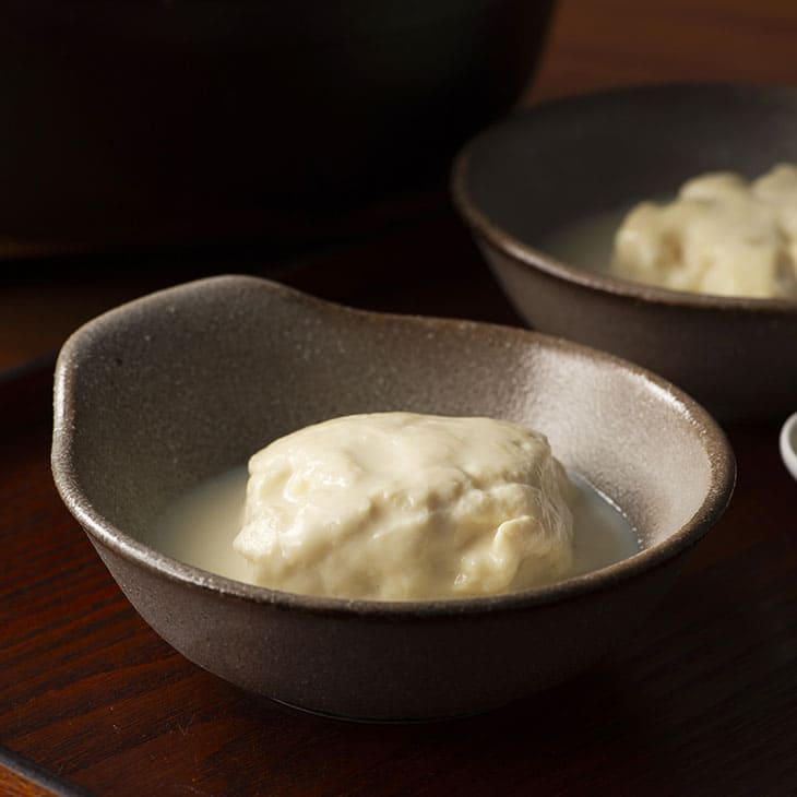 嬉野温泉湯どうふセット 3丁セット（ポン酢／ごまだれ）