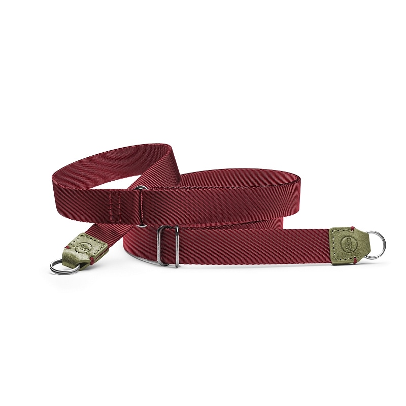 D-LUX8用キャリングストラップ ＜バーガンディ×オリーブグリーン