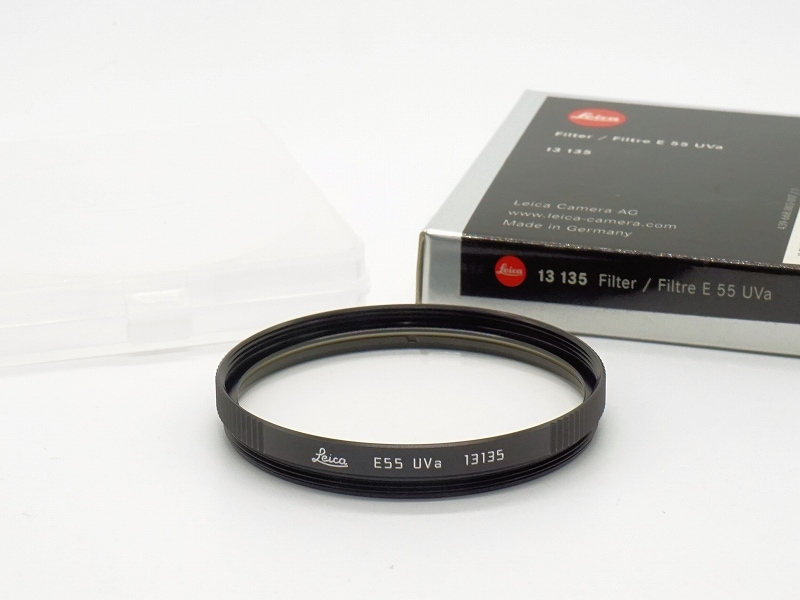 Leica(ライカ) E55 UVa ブラック (Leicaロゴ) 13135 (0NAC-3965