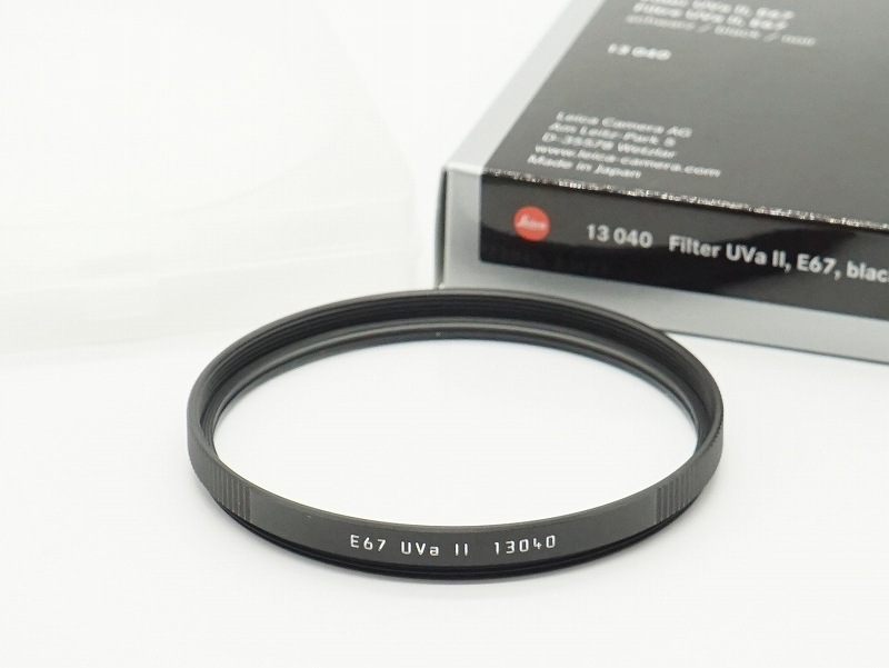 LEICA ライカ E67 UVa II 13040 フィルター G-1359 フィルター E67 UVA II ブラック / ライカオンラインストア
