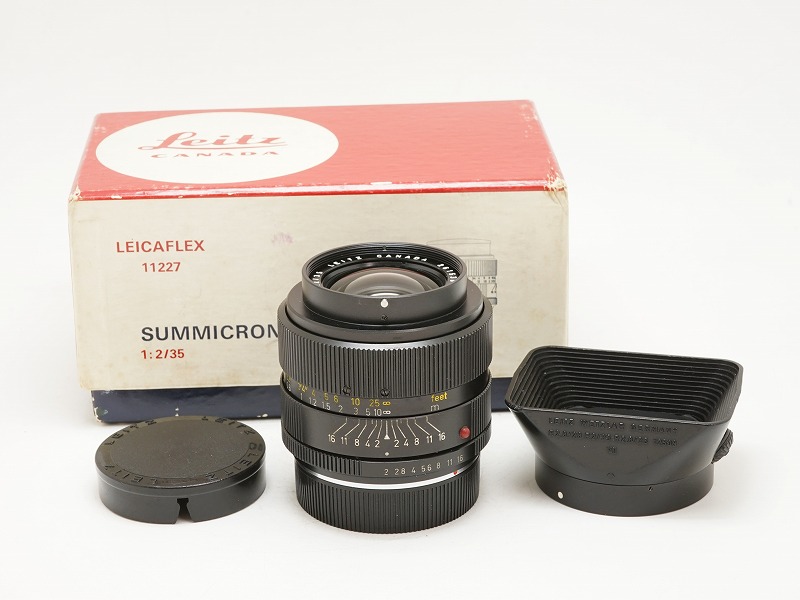 LEICA ライカ SUMMICRON R 35ｍｍ F2 3カム レンズ Leica(ライカ) SUMMICRON-R 35mm F2 (3-CAM) 261万台 (NL-4863