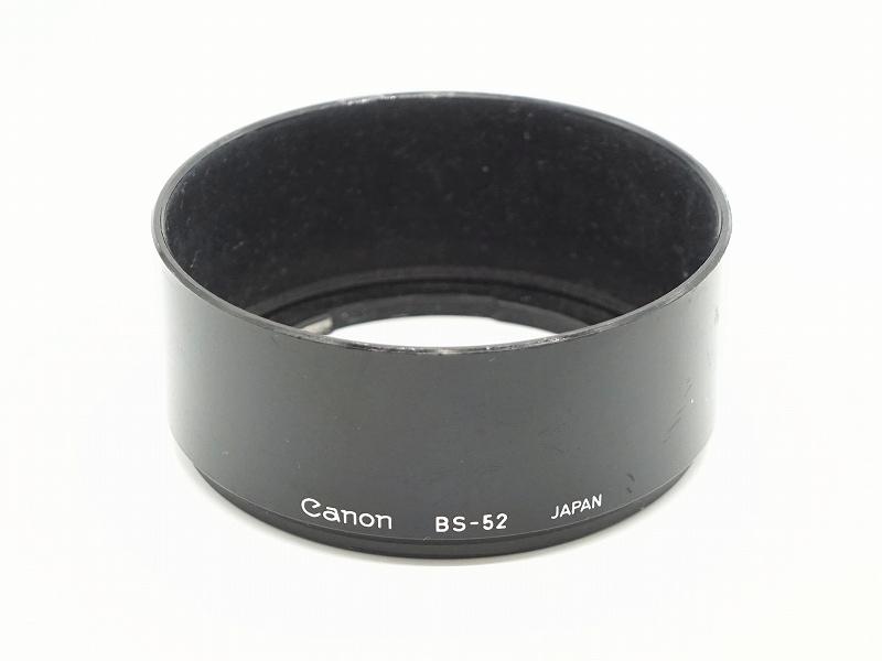 Canon New FD 50mm f/1.4 レンズ フード(BS-52)付 Yahoo!オークション -「canon bs-52」の落札相場・落札価格