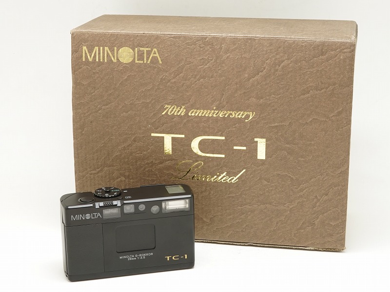 ◆MINOLTA◆ミノルタ◆TC-1◆動作確認済◆フィルムカメラ◆手のりサイズ◆ 中古】MINOLTA ミノルタ TC-1 コンパクトフィルムカメラ | 中古