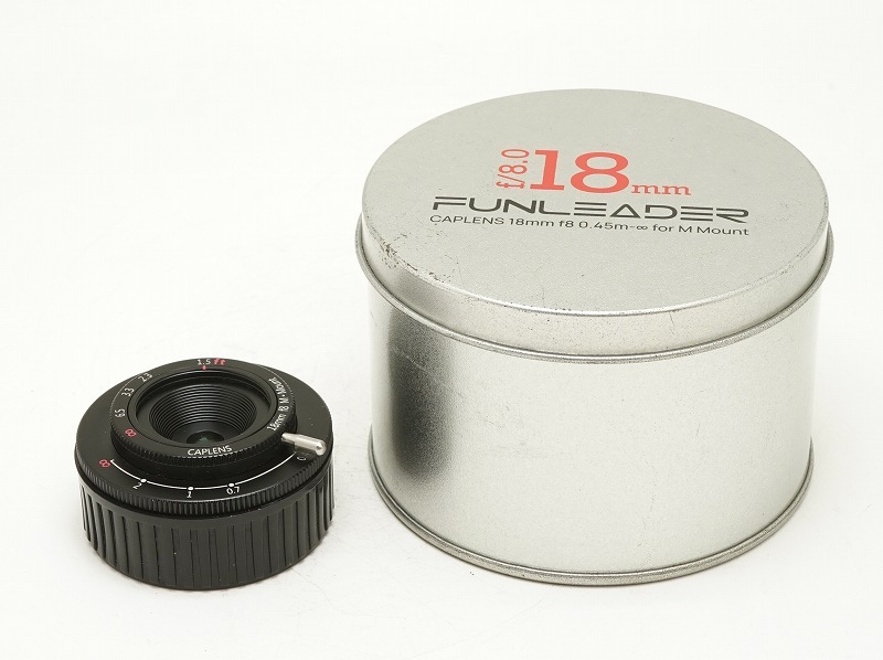 Funleader Cap Lens 18mm F8 ライカLマウント用 FUNLEADER(ファンリーダー) CAPLENS 18mm F8 (ライカMマウント) (NJ