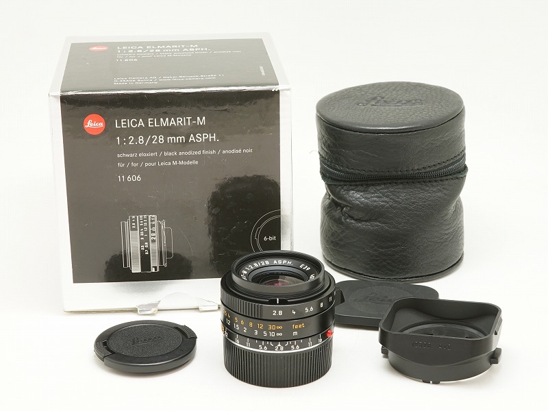 【美品】Leica ELMARIT-M28mmASPH. 6bit 認定中古品 Leica(ライカ) ELMARIT-M 28mm F2.8 ASPH. (5th・6bit) 407万台 (NL