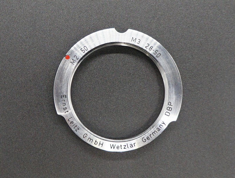 Leica(ライカ) バヨネットリング 50｜<br>表記「M2 50」 「M3 28-50