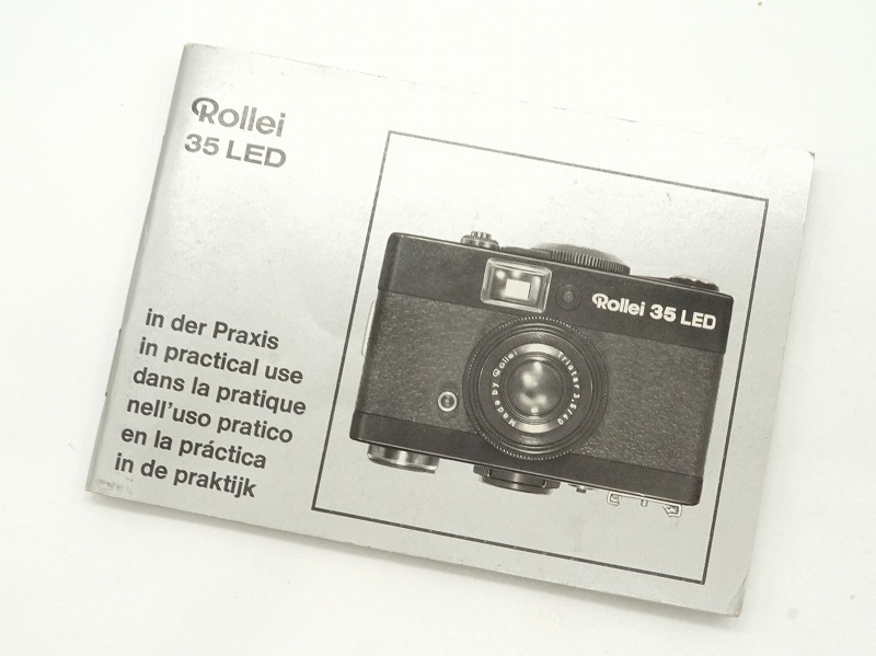 Rollei(ローライ) Rollei 35 LED 取扱説明書 (ドイツ語/英語