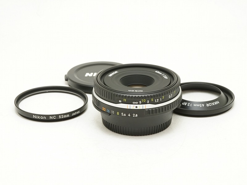 Nikon - Nikon AI 45 F2.8P ブラック Nikon(ニコン) Ai 45mm F2.8P ブラック (NJ-7341) | 【中古