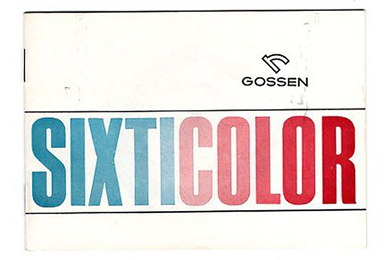GOSSEN(���å���) SIXTILCOLOR�� �谷������(�Ѹ�)��(TO-0478)�ڥ쥿���ѥå��饤��ȯ������/����������ô��