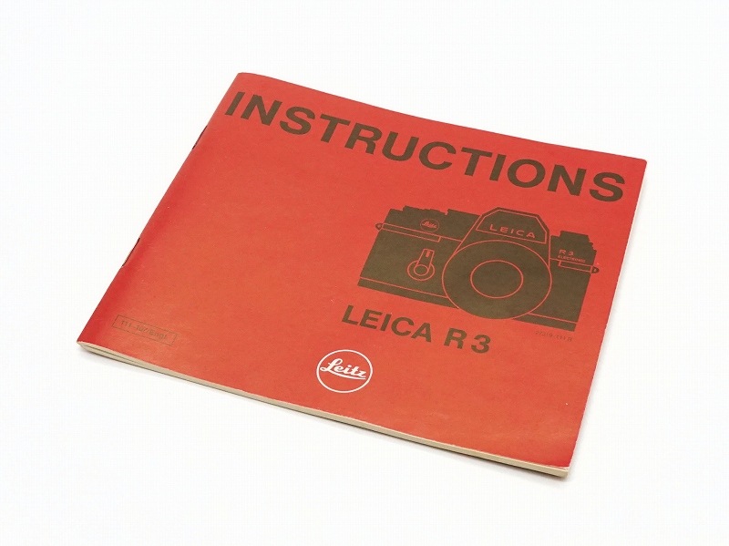 LEICA(�饤��)�� R3���谷������(�Ѹ�)��(TO-0828)�ڥ쥿���ѥå��饤��ȯ������/����������ô��