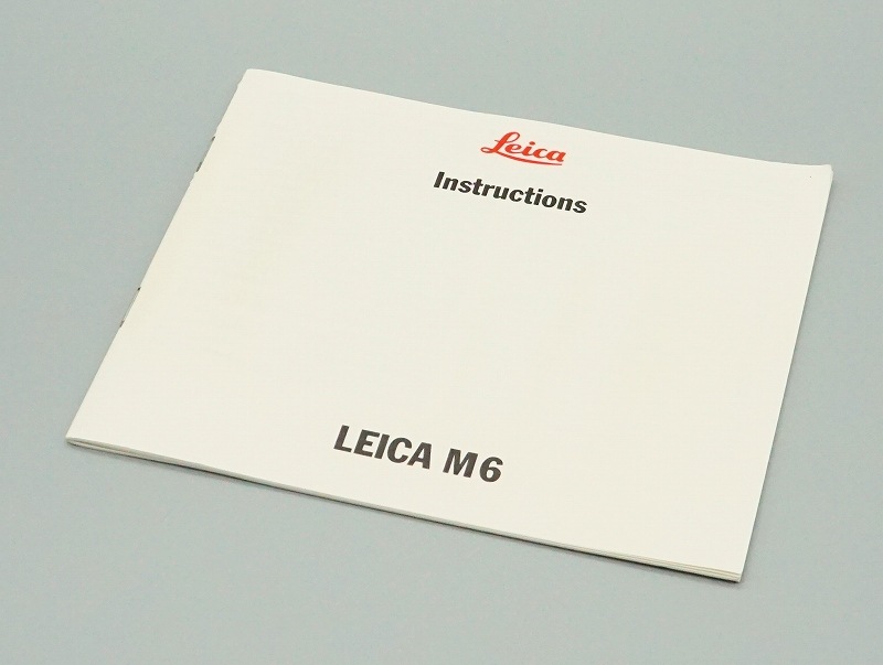 LEICA(�饤��)��M6���谷������(�Ѹ�)��(TO-0855)�ڥ쥿���ѥå��饤��ȯ������/����������ô��