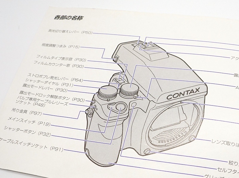 CONTAX(���󥿥å���)��CONTAX 645  �谷������(TO-0829)�ڥ쥿���ѥå��饤��ȯ������/����������ô��