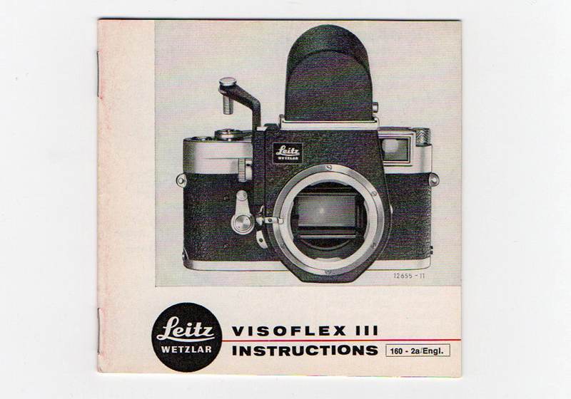 LEICA(�饤��)��VISOFLEX III  �ӥ��ե�å��� III���谷������(�Ѹ�)��(NAC-3095)�ڥ쥿���ѥå��饤��ȯ������/����������ô��