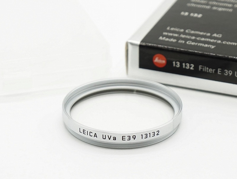 LEICA ライカ フィルター E39 UVA シルバー 13132 Leica(ライカ) E39 UVa シルバー 13132 (0NAC-4636) | 【中古