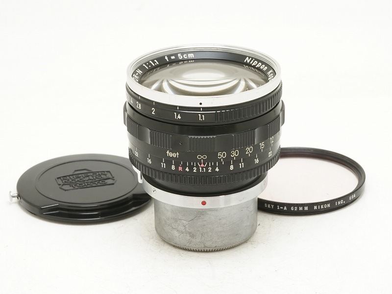 Nikon ニコン Nippon Kogaku 日本光学 50mm F1.1 Nikkor-N 50mm f1.1 S Mount Nippon Kogaku Japan - Love at