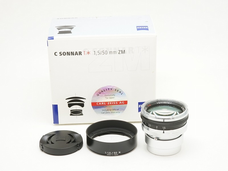 黒縁 Carl Zeiss  Sonnar 5cm F1.5 Sマウント 黒縁 Carl Zeiss Sonnar 5cm F1.5 Sマウント