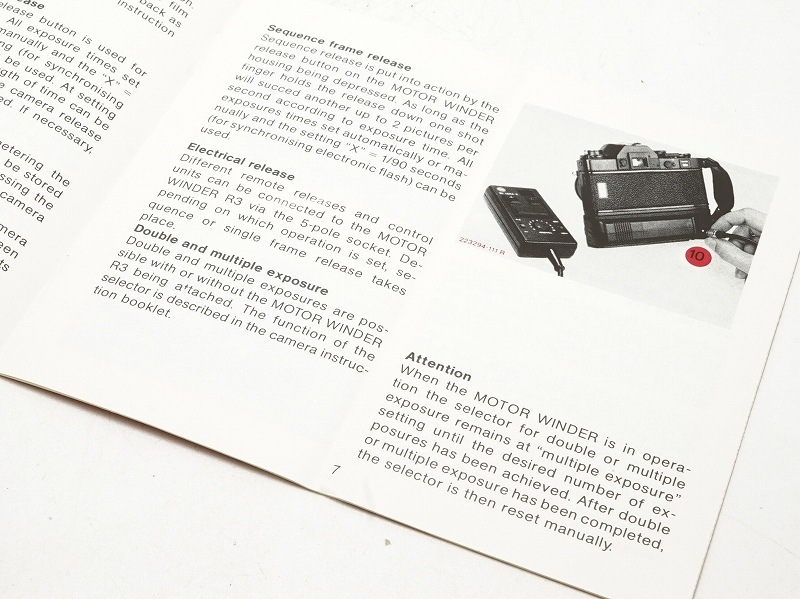 Leica(�饤��)��MOTOR WINDER R3 LEICA R3-MOT �谷������ (��ʸ) (TO-0714)�ڥ쥿���ѥå��饤��ȯ������/����������ô��