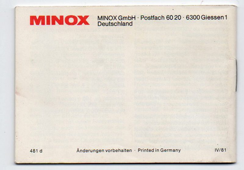 MINOX(�ߥΥå���) 35GT(�ɥ��ĸ�) �谷������ (TO-0429)�ڥ쥿���ѥå��饤��ȯ������/����������ô��